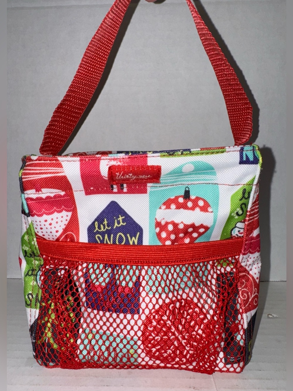 Thirty One Littles Carry All Caddy Tote Hello Holiday Christmas